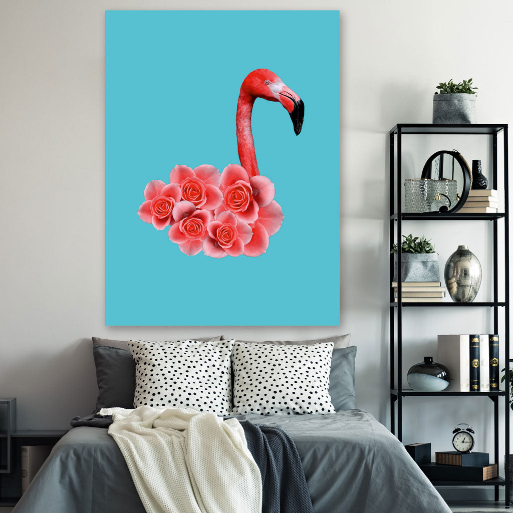 Tablou Canvas - Graceful Flamingo
