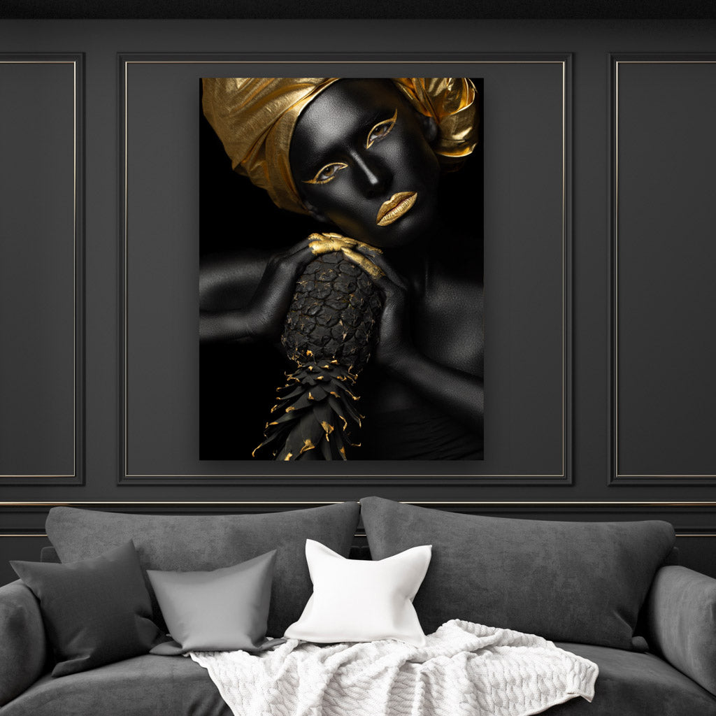 Tablou Canvas - Gold Africa