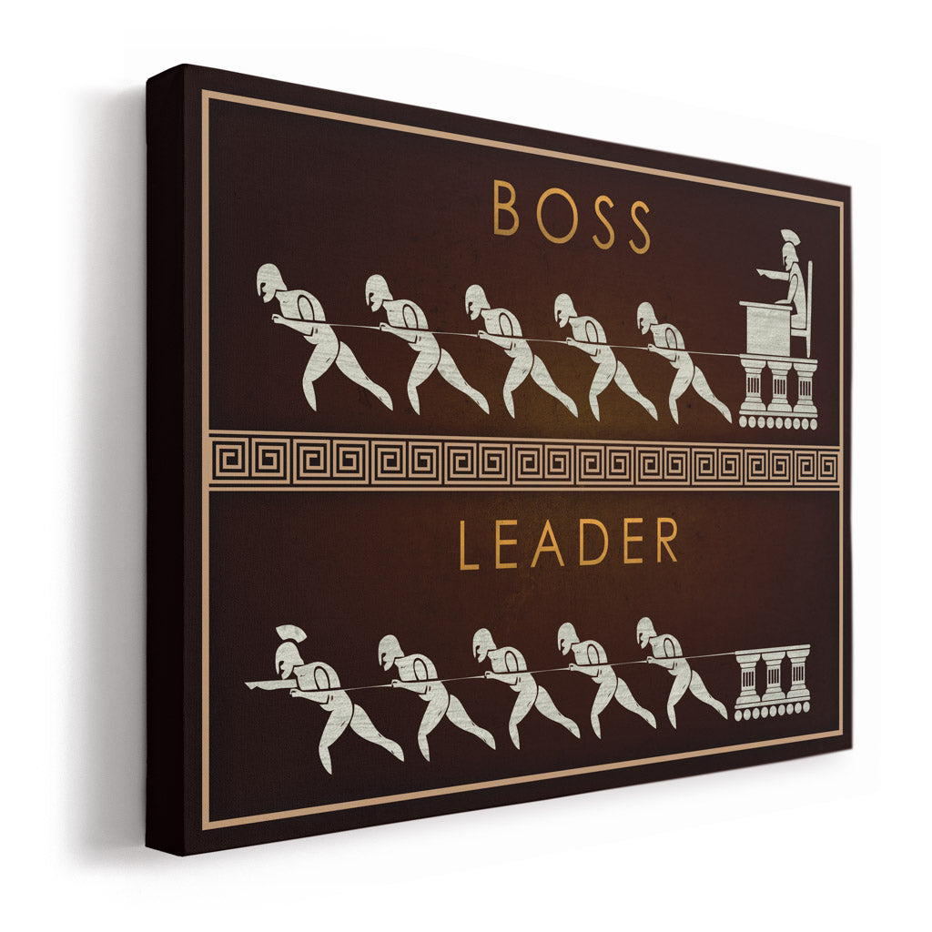 Tablou Canvas - Boss VS. Leader
