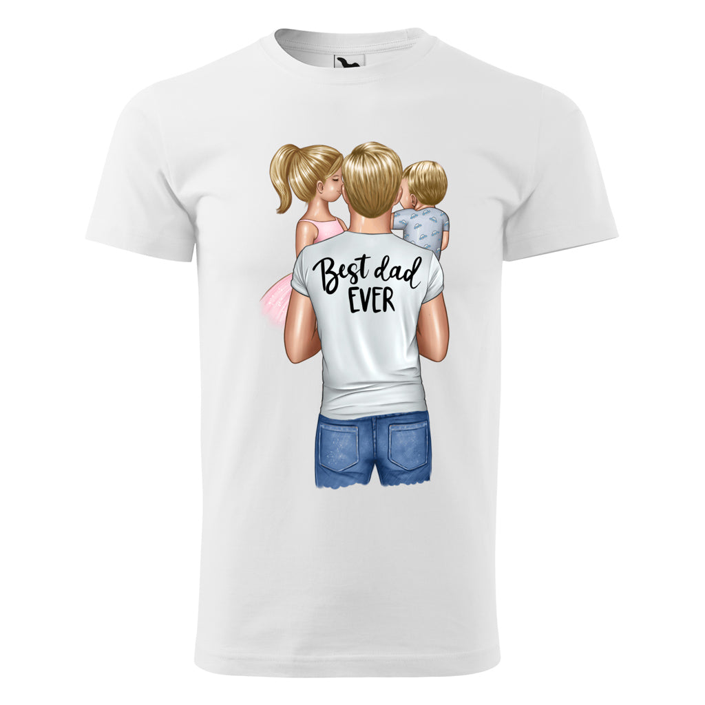 Tricou Barbat Clasic - Best Dad of Girl and Baby Boy