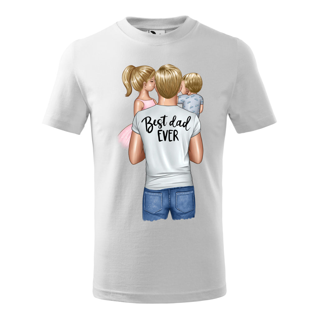 Tricou Copil Clasic - Best Dad of Girl and Baby Boy