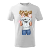 Thumbnail for Tricou Copil Clasic - Best Dad of Girl and Baby Girl