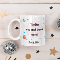 Thumbnail for Cană personalizată cu nume pentru mamă de fete