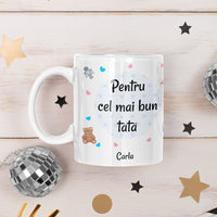 Thumbnail for Cană personalizată cu text pentru tată de fetiţă