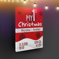Thumbnail for Tablou Canvas Personalizat - My First Christmas
