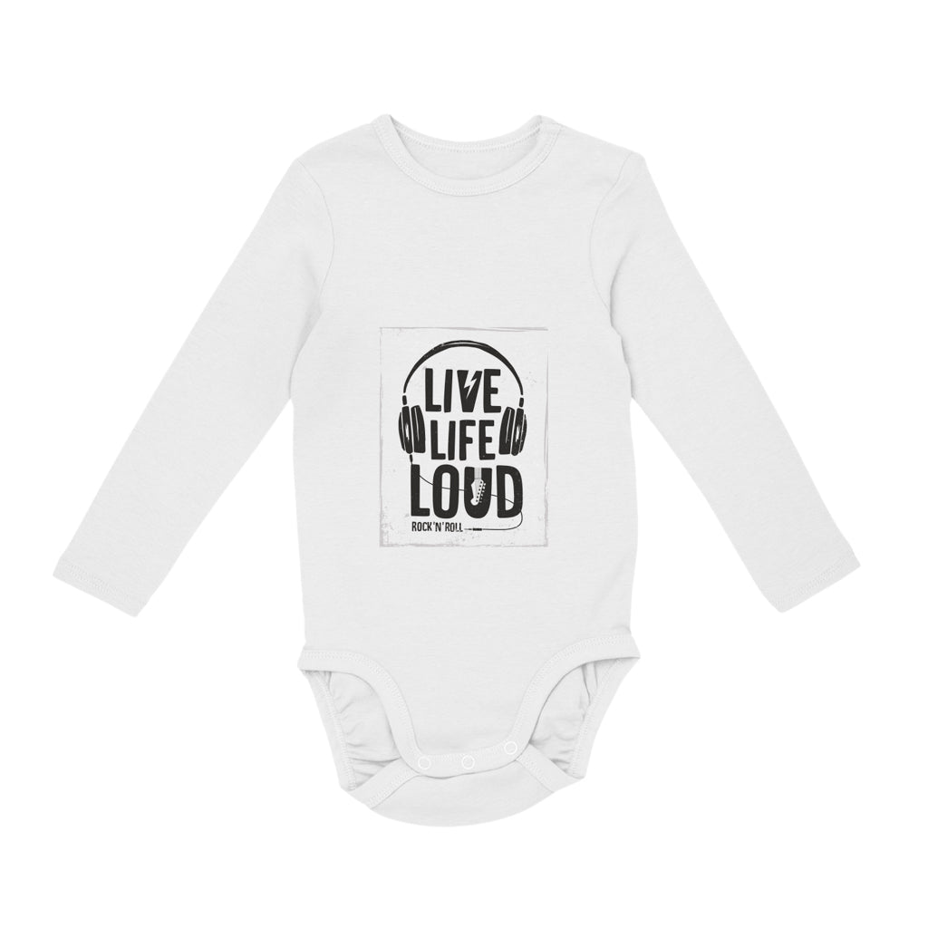 Body Baby Organic Maneca Lunga - Live Life Loud