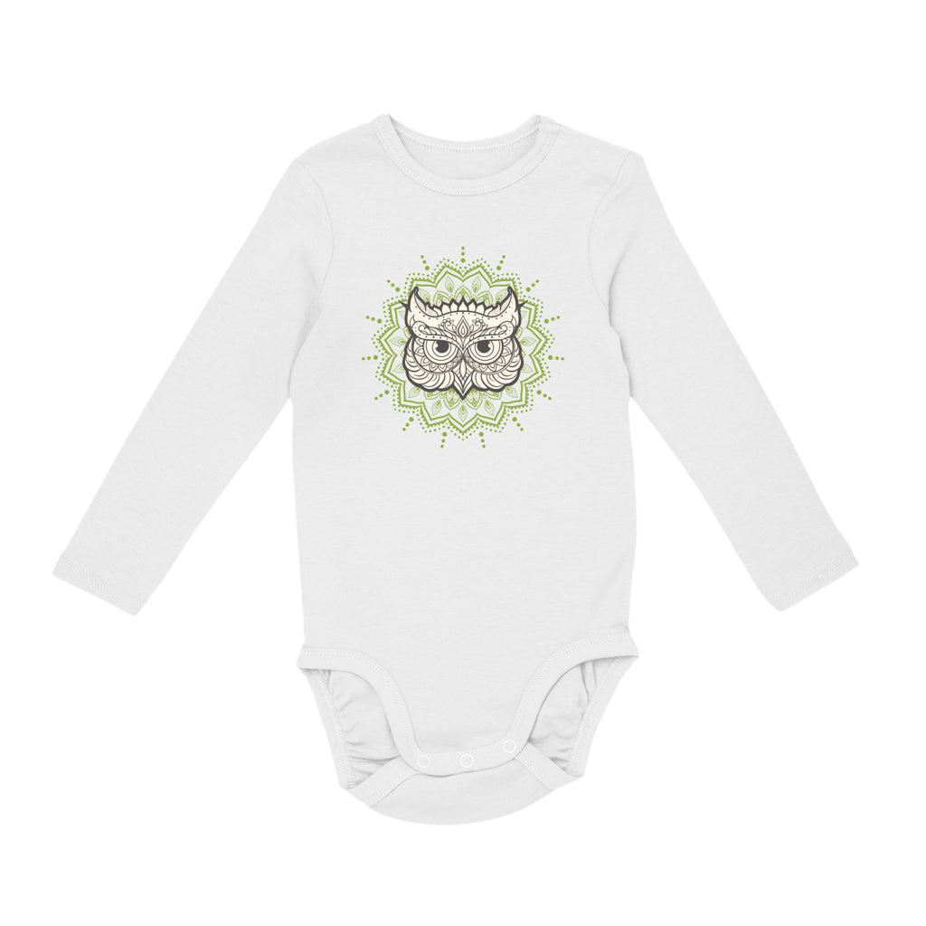 Body Baby Organic Maneca Lunga - Owl