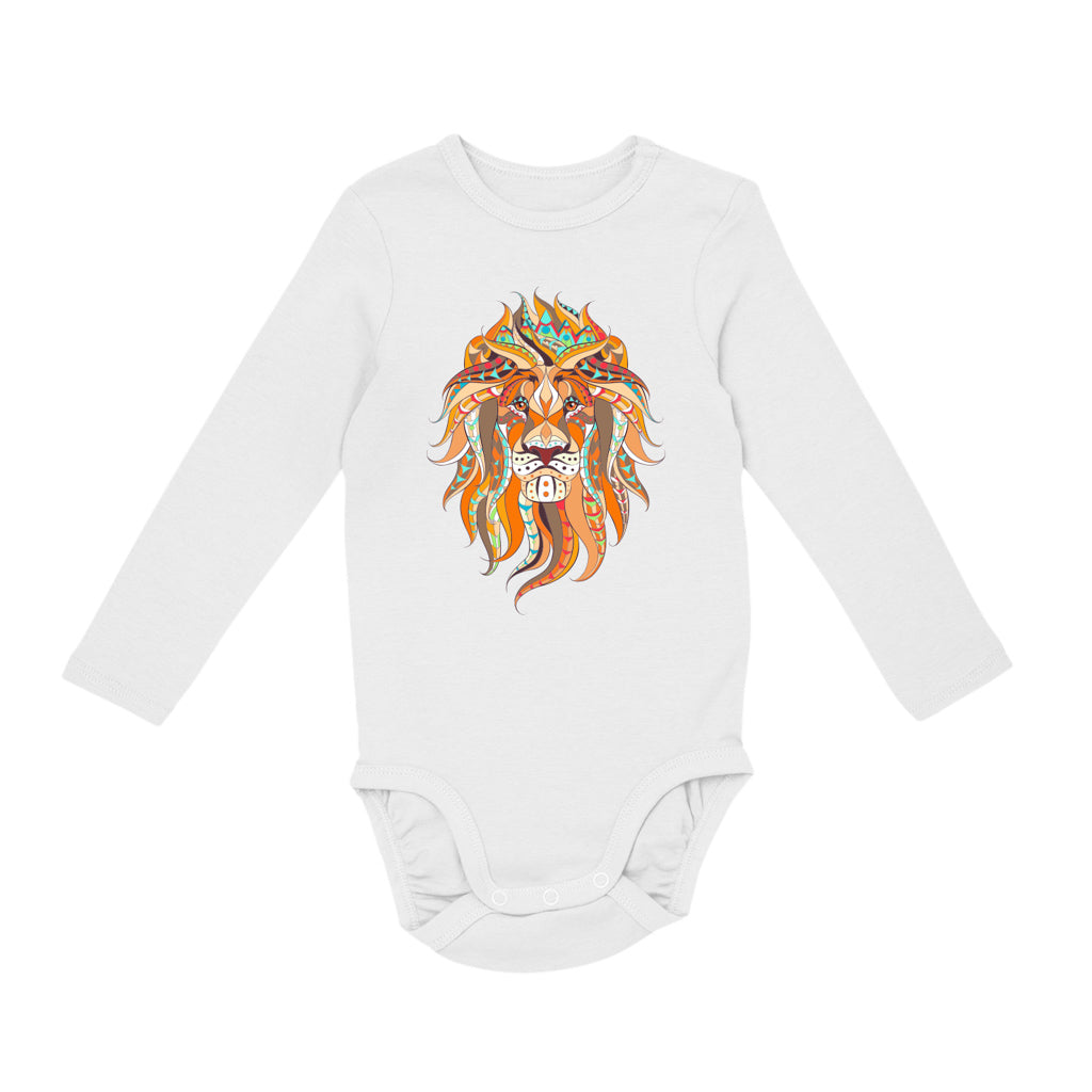Body Baby Organic Maneca Lunga - Golden Lion