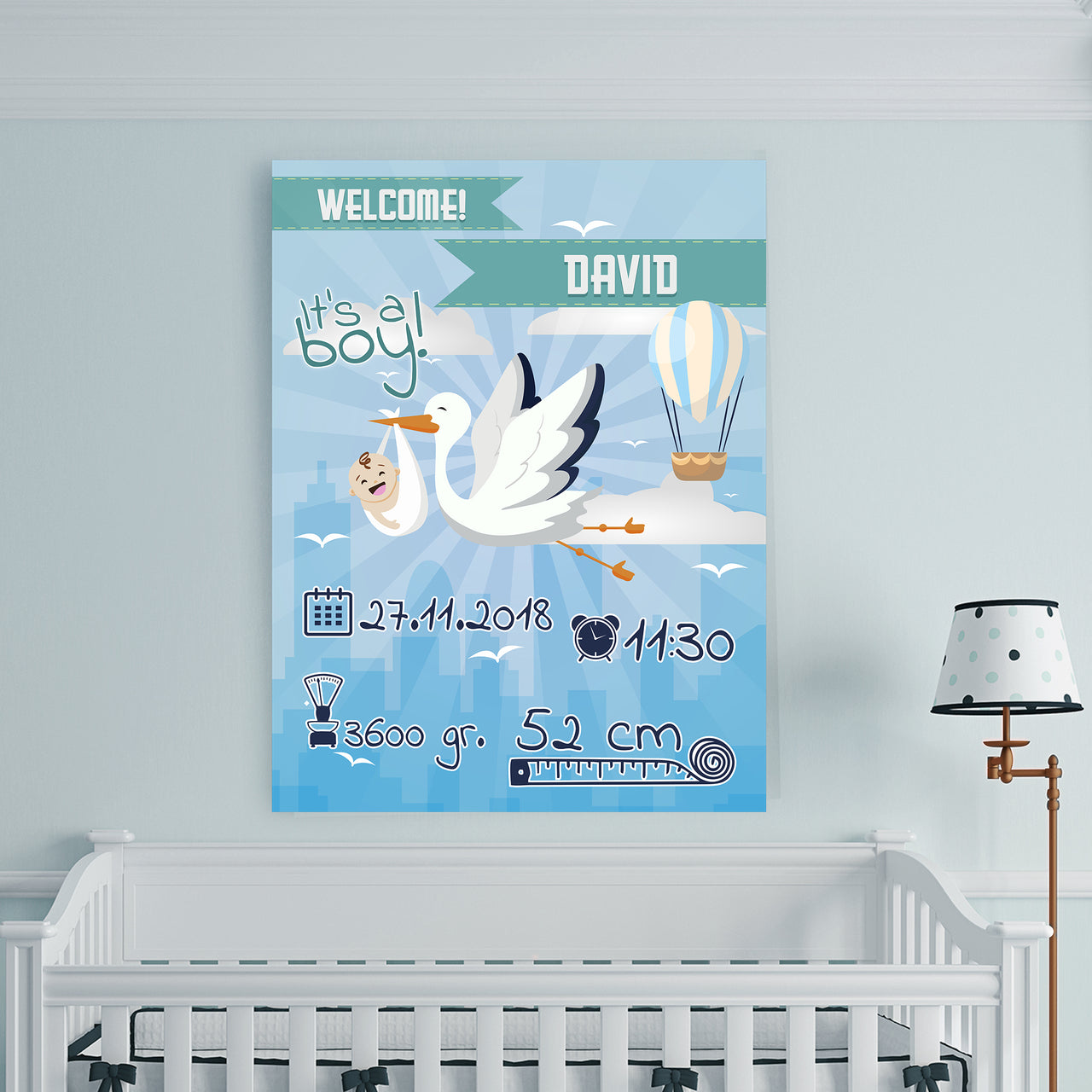 Tablou Canvas Personalizat - It's a boy