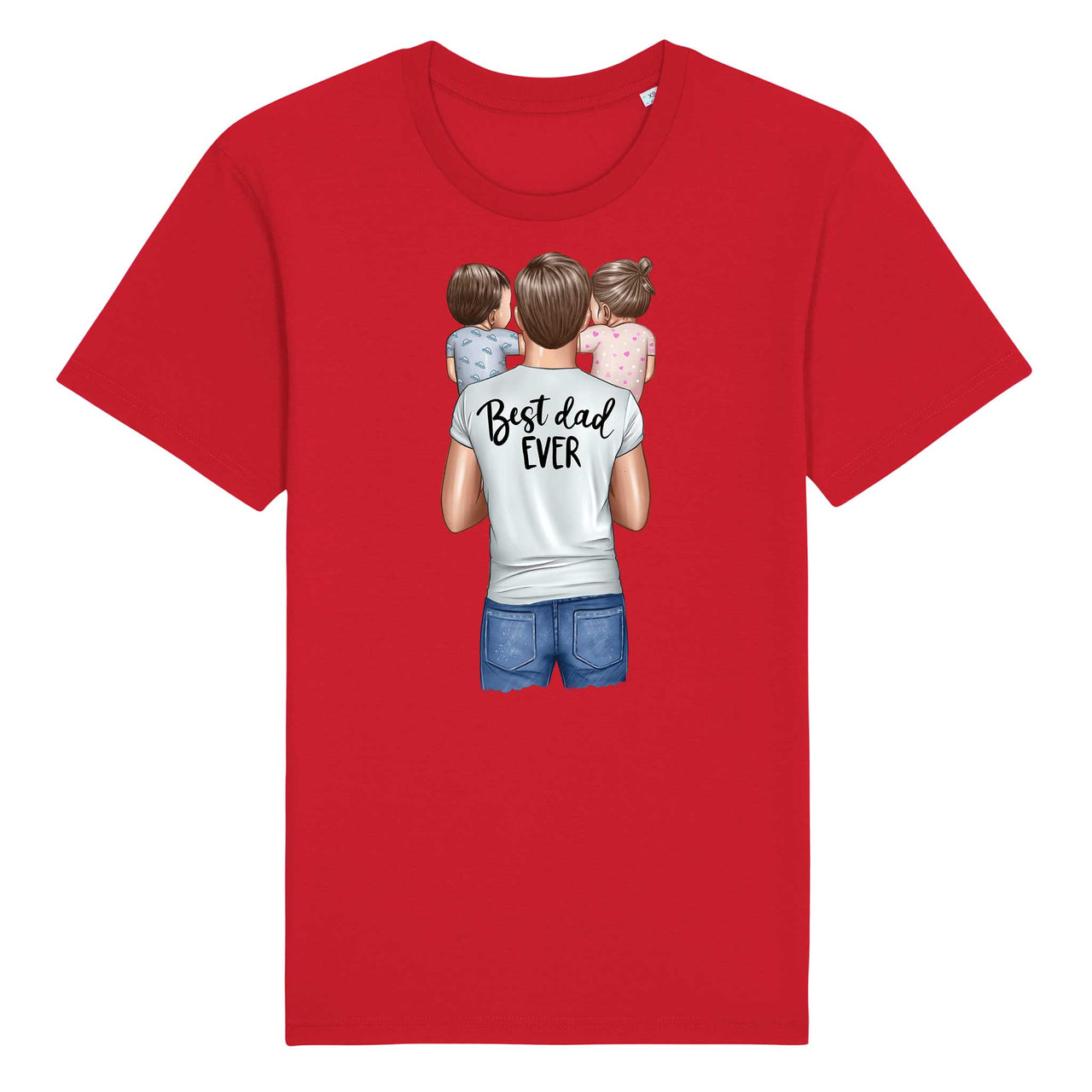 Tricou Unisex - Best Dad of Baby Boy and Baby Girl