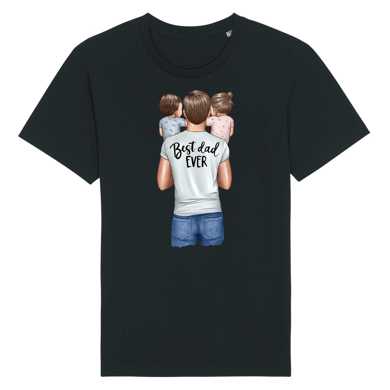 Tricou Unisex - Best Dad of Baby Boy and Baby Girl