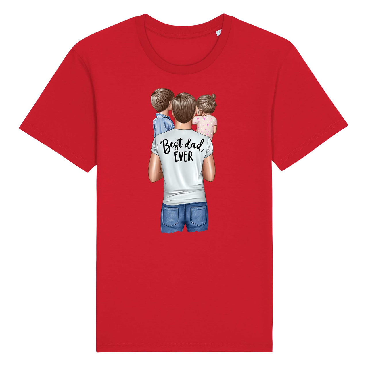 Tricou Unisex - Best Dad of Boy and Baby Girl