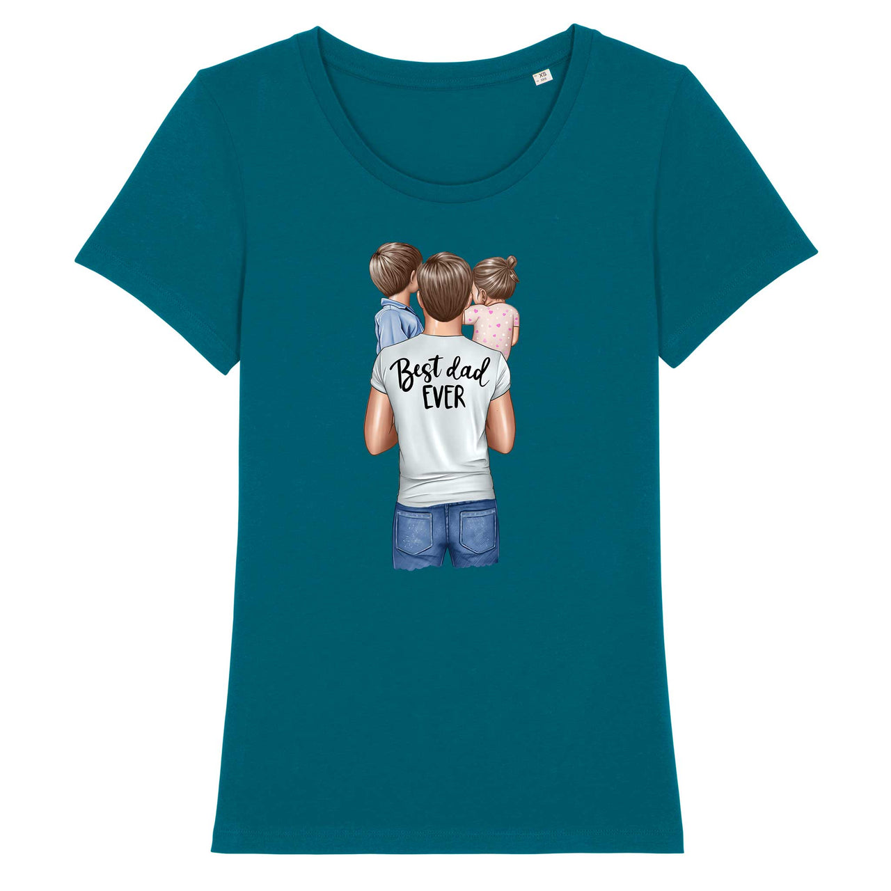 Tricou Damă - Best Dad of Boy and Baby Girl