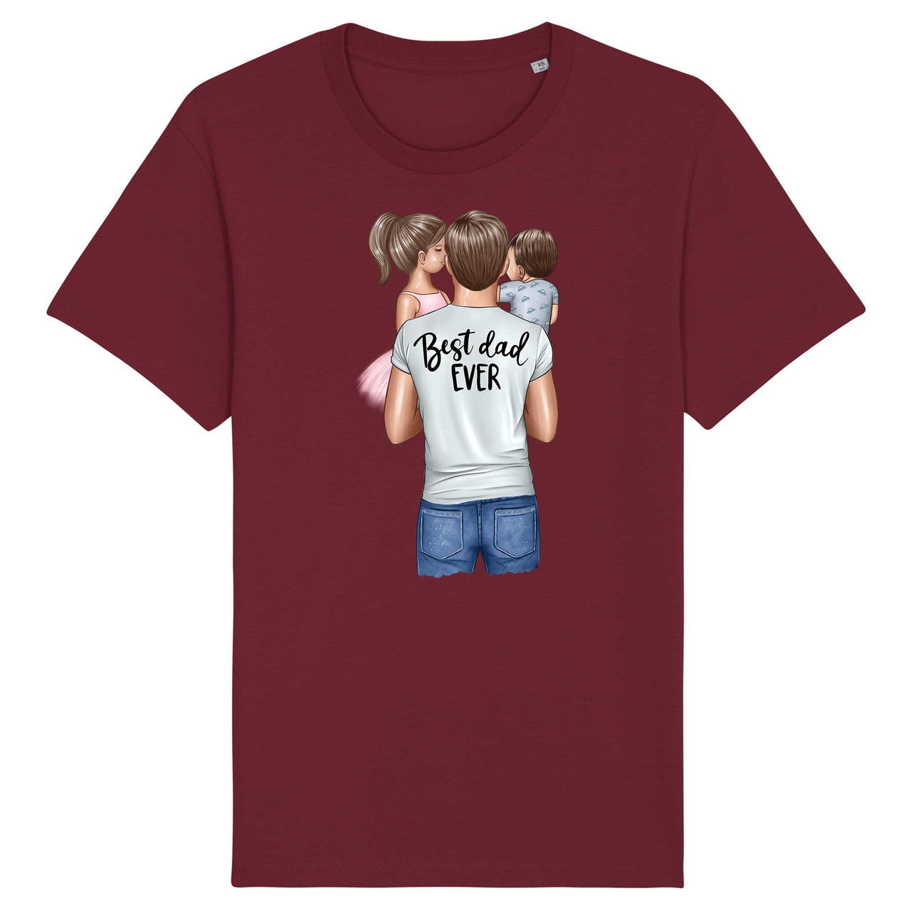 Tricou Unisex - Best Dad of Girl and Baby Boy