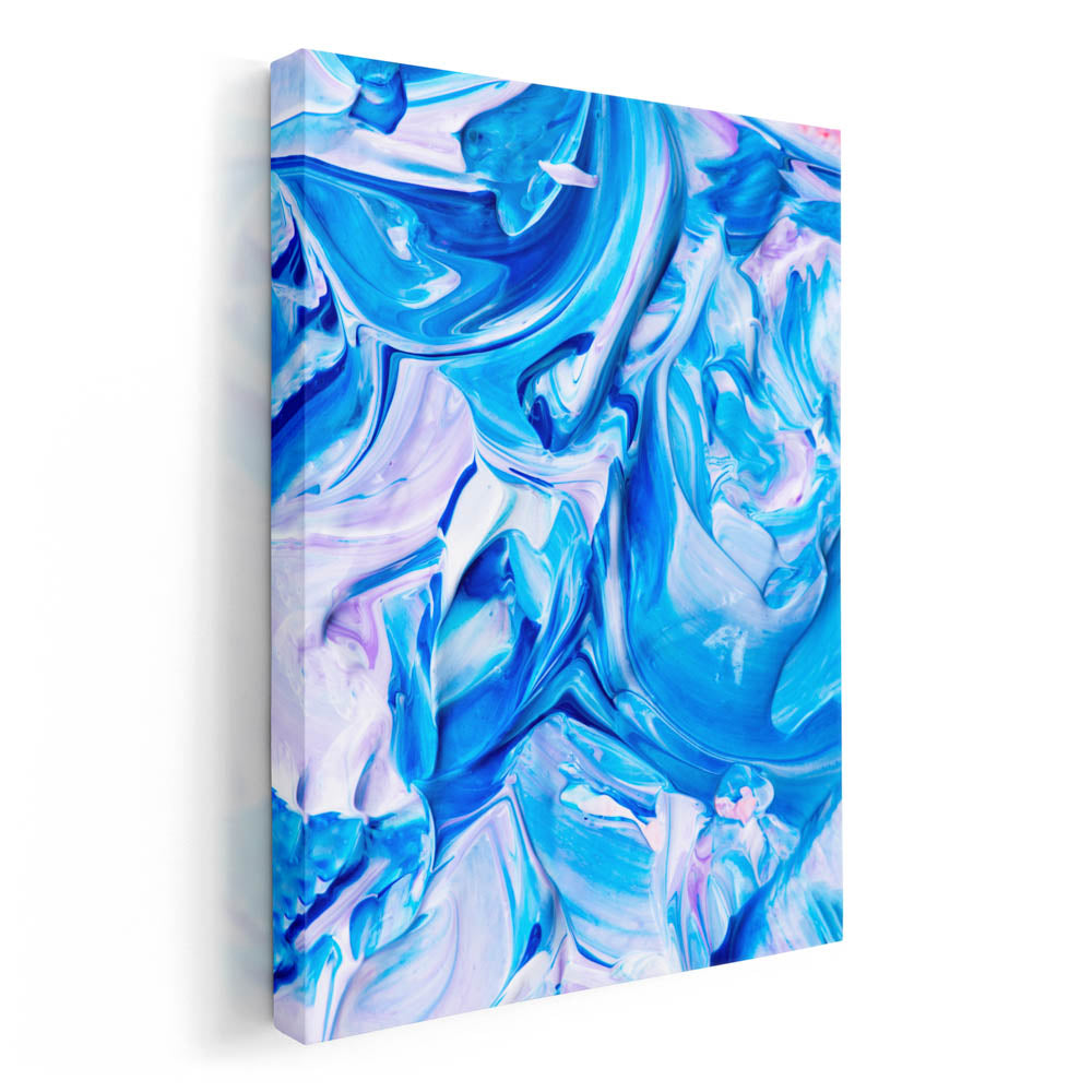 Tablou Canvas - Blue Textured