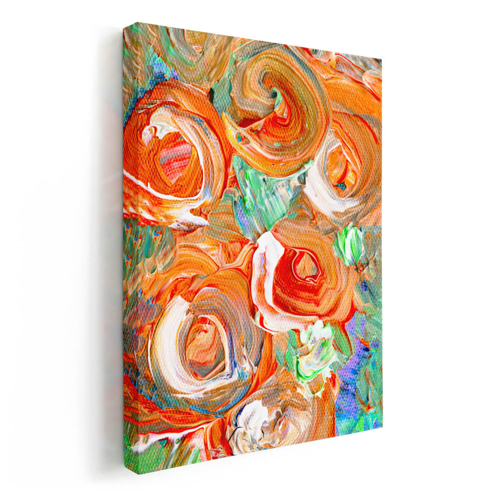 Tablou Canvas - Orange Paint