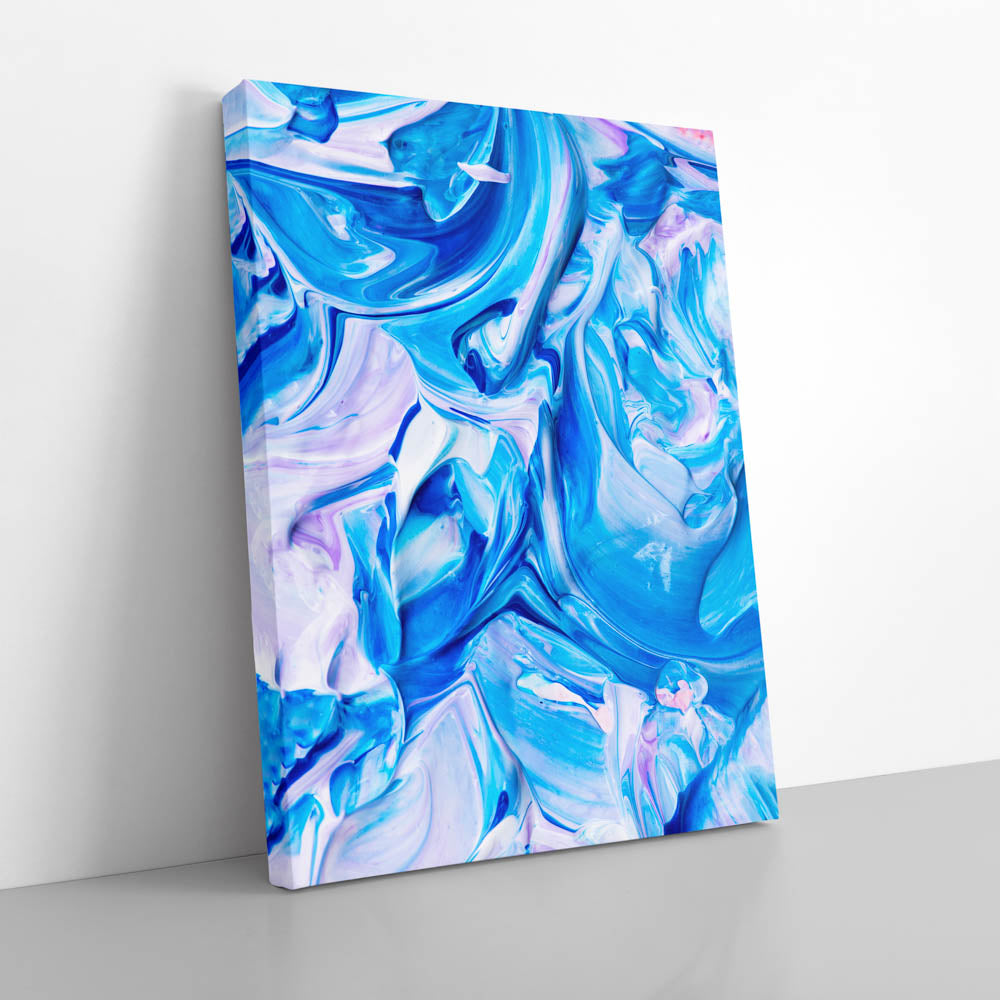 Tablou Canvas - Blue Textured