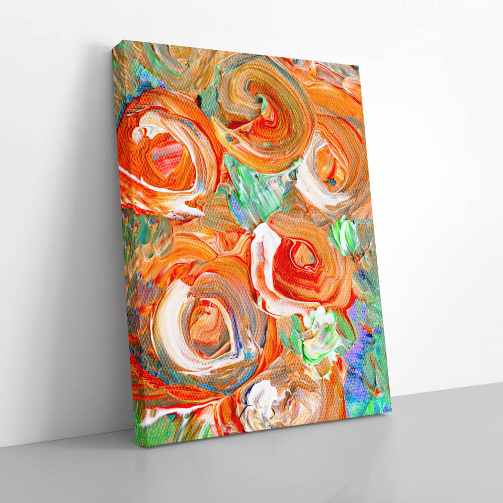 Tablou Canvas - Orange Paint