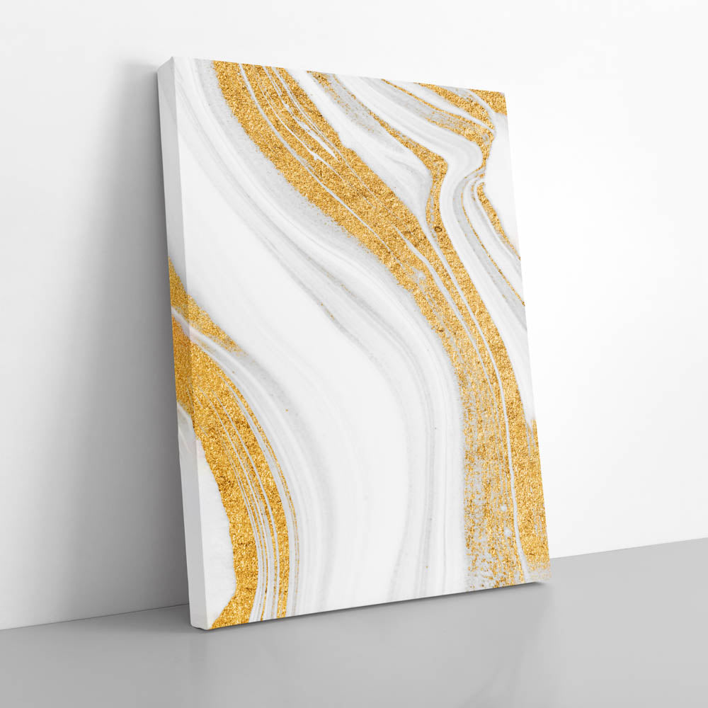 Tablou Canvas - Golden Glitter