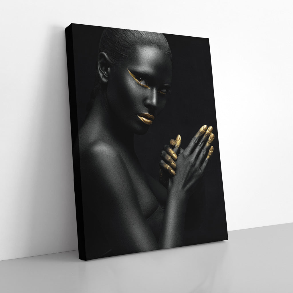 Tablou Canvas - Golden Hands