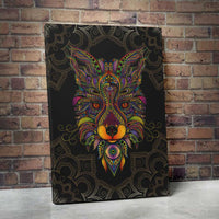 Thumbnail for Tablou Canvas - Rainbow Wolf