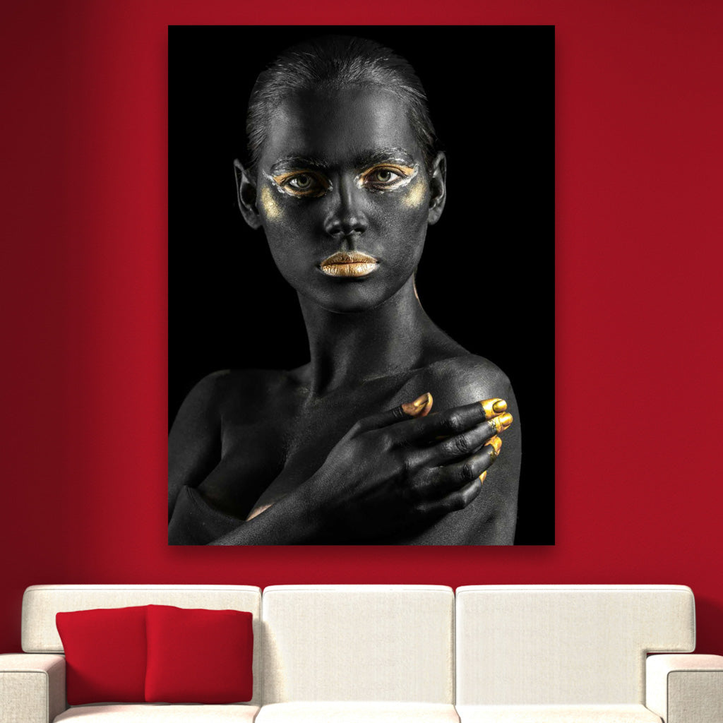 Tablou Canvas - Nimfa's Darkness Gold