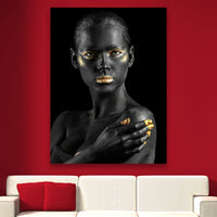 Thumbnail for Tablou Canvas - Nimfa's Darkness Gold