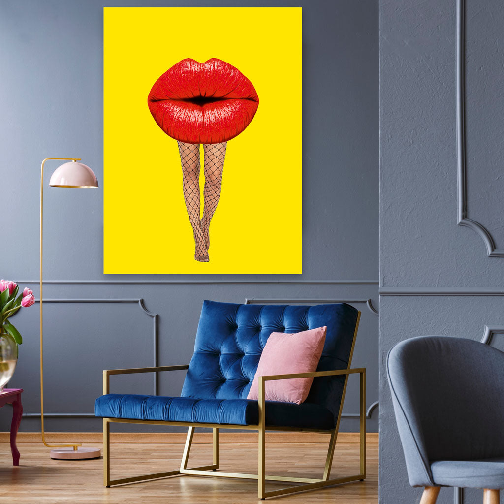 Tablou Canvas - Lady Lips