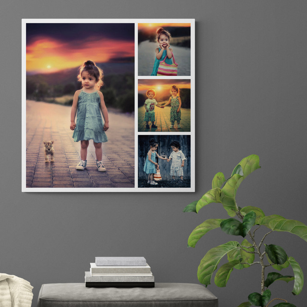 Tablou Canvas Personalizat - Colaj de 4 poze