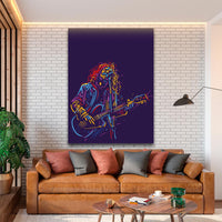 Thumbnail for Tablou Canvas - Neon Guitar