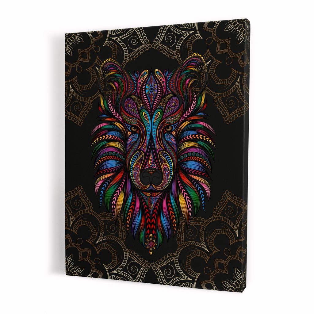 Tablou Canvas - Rainbow Lion