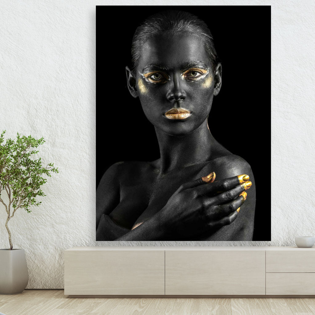 Tablou Canvas - Nimfa's Darkness Gold