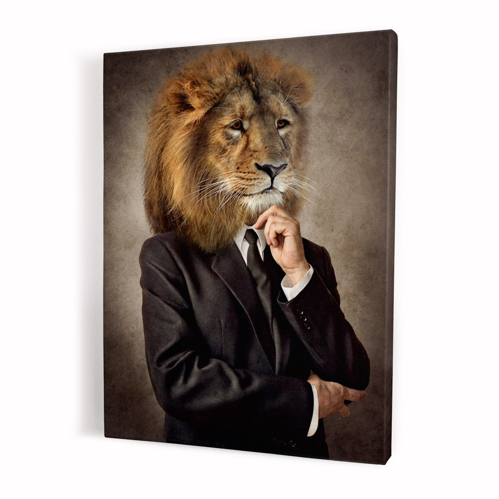 Tablou Canvas - Lion Boss