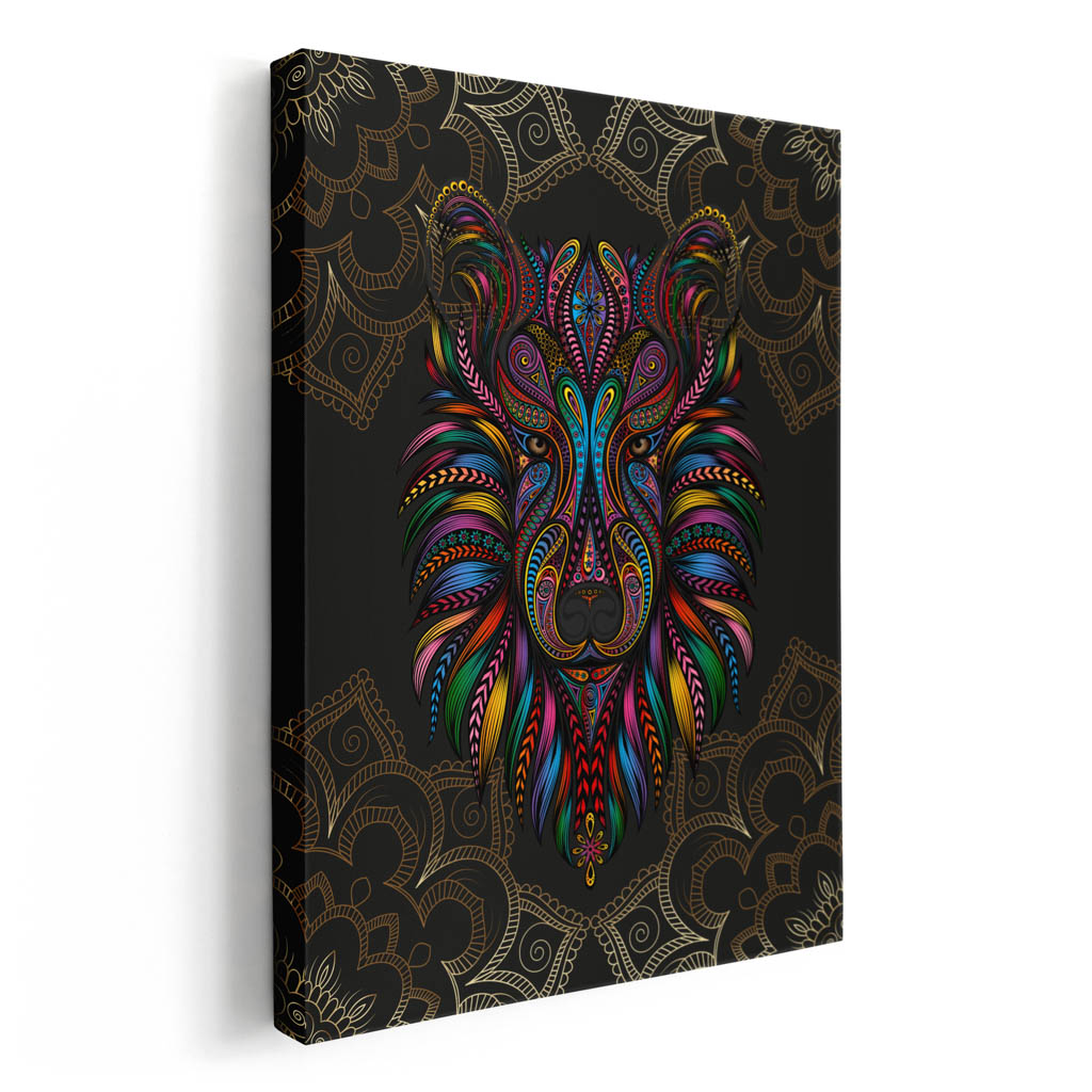 Tablou Canvas - Rainbow Lion