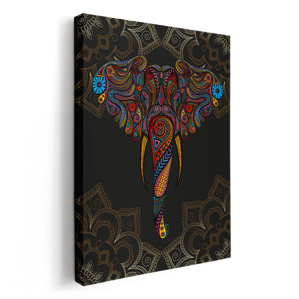 Tablou Canvas - Rainbow Elephant