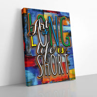 Thumbnail for Tablou Canvas - Art is long, life is short