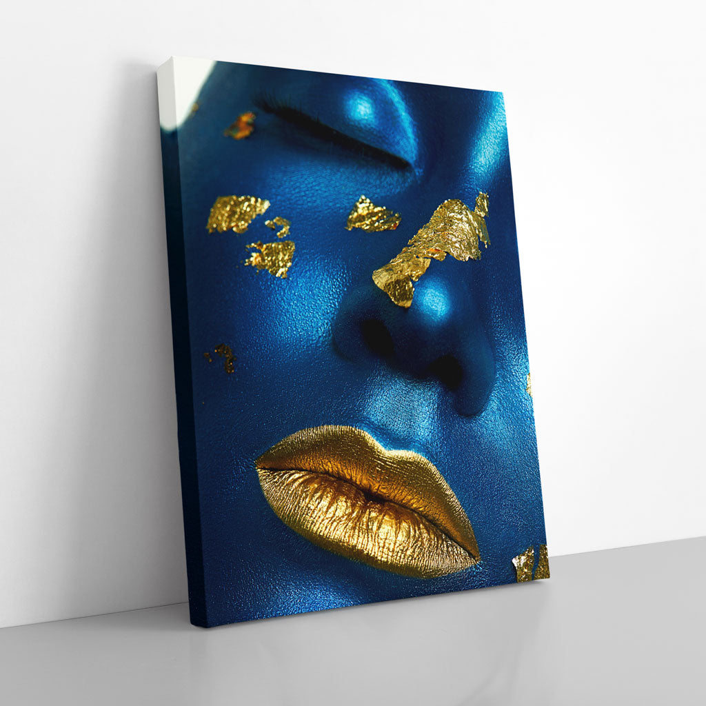 Tablou Canvas - Gold Metal Skin