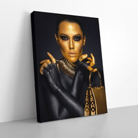 Thumbnail for Tablou Canvas - Gold Glamour Fashion