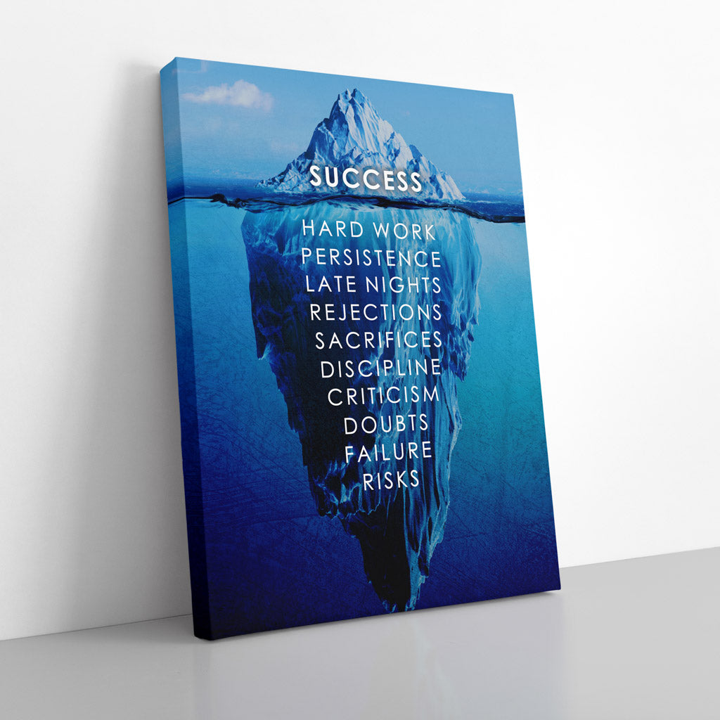 Tablou Canvas - Success Iceberg