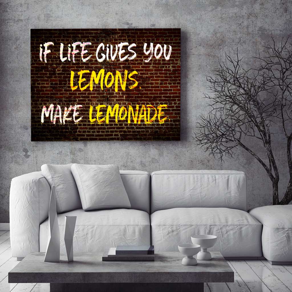 Tablou Canvas - Make lemonade