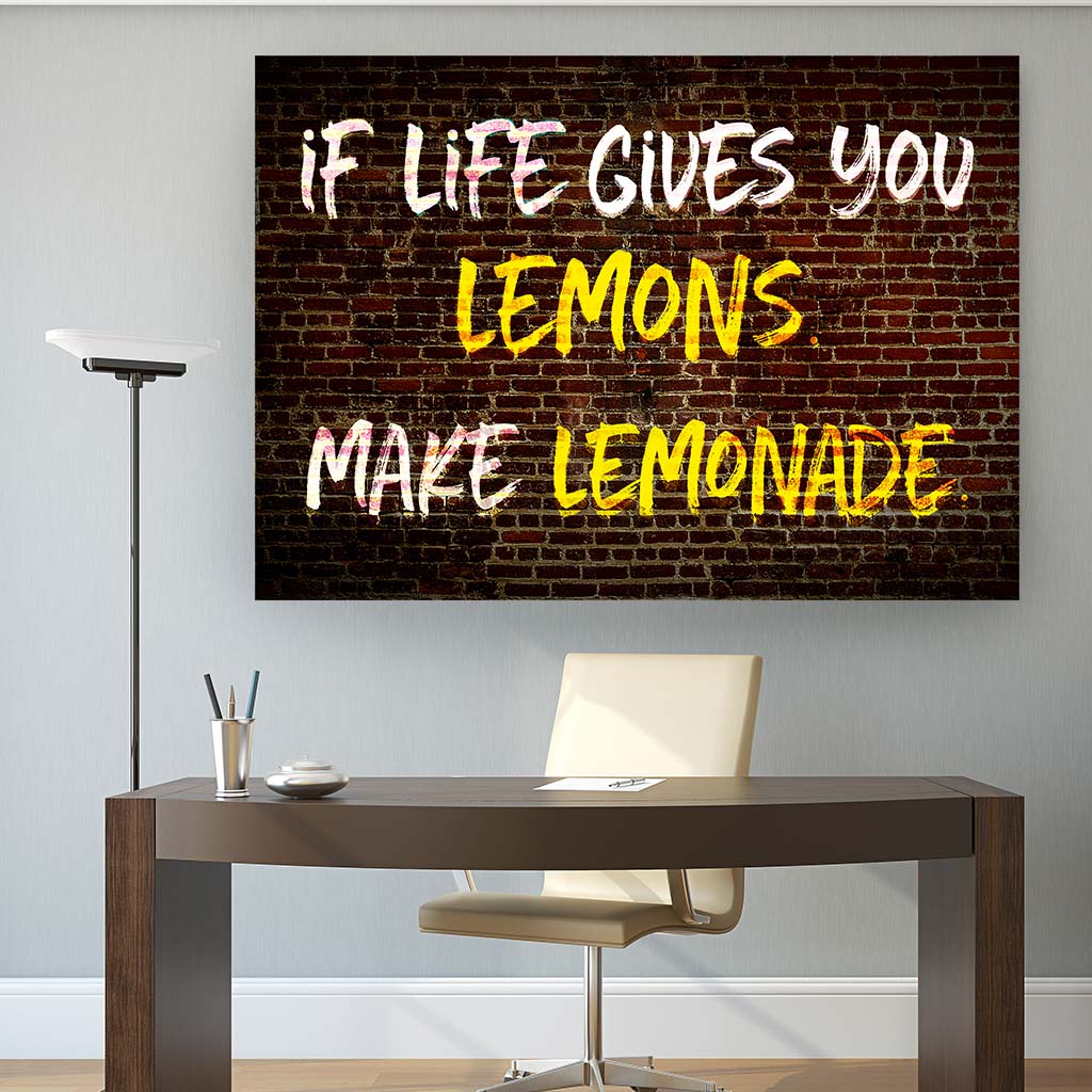 Tablou Canvas - Make lemonade