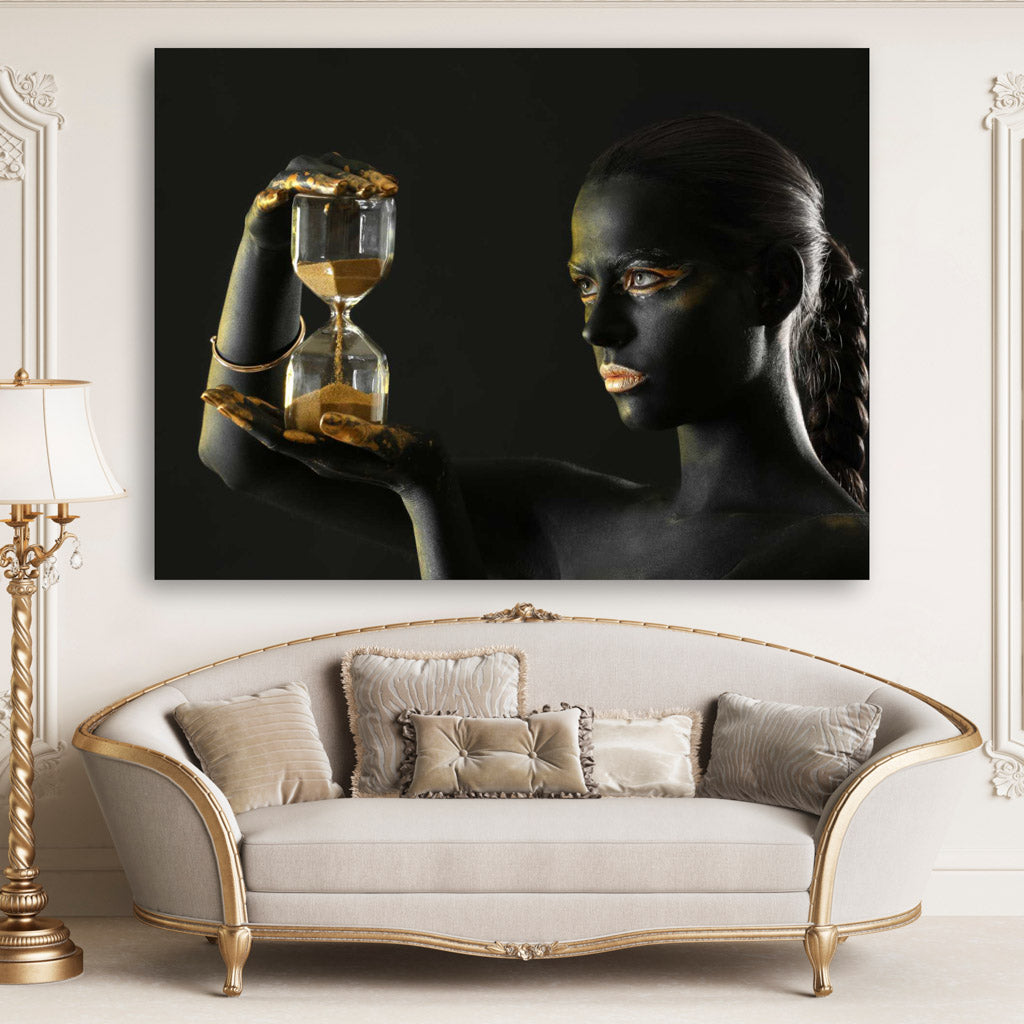 Tablou Canvas - Nimfa's Gold Hourglass