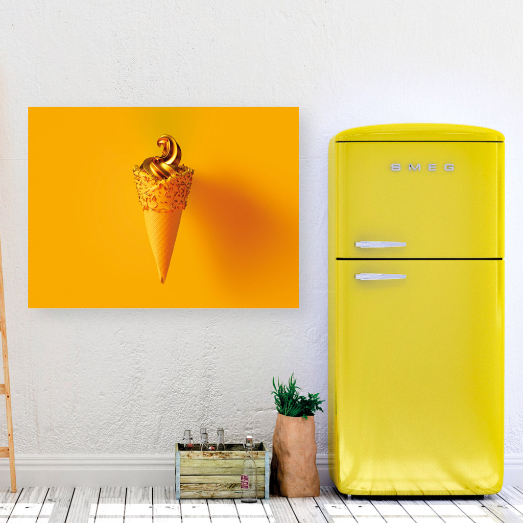 Tablou Canvas - Orange ice cream
