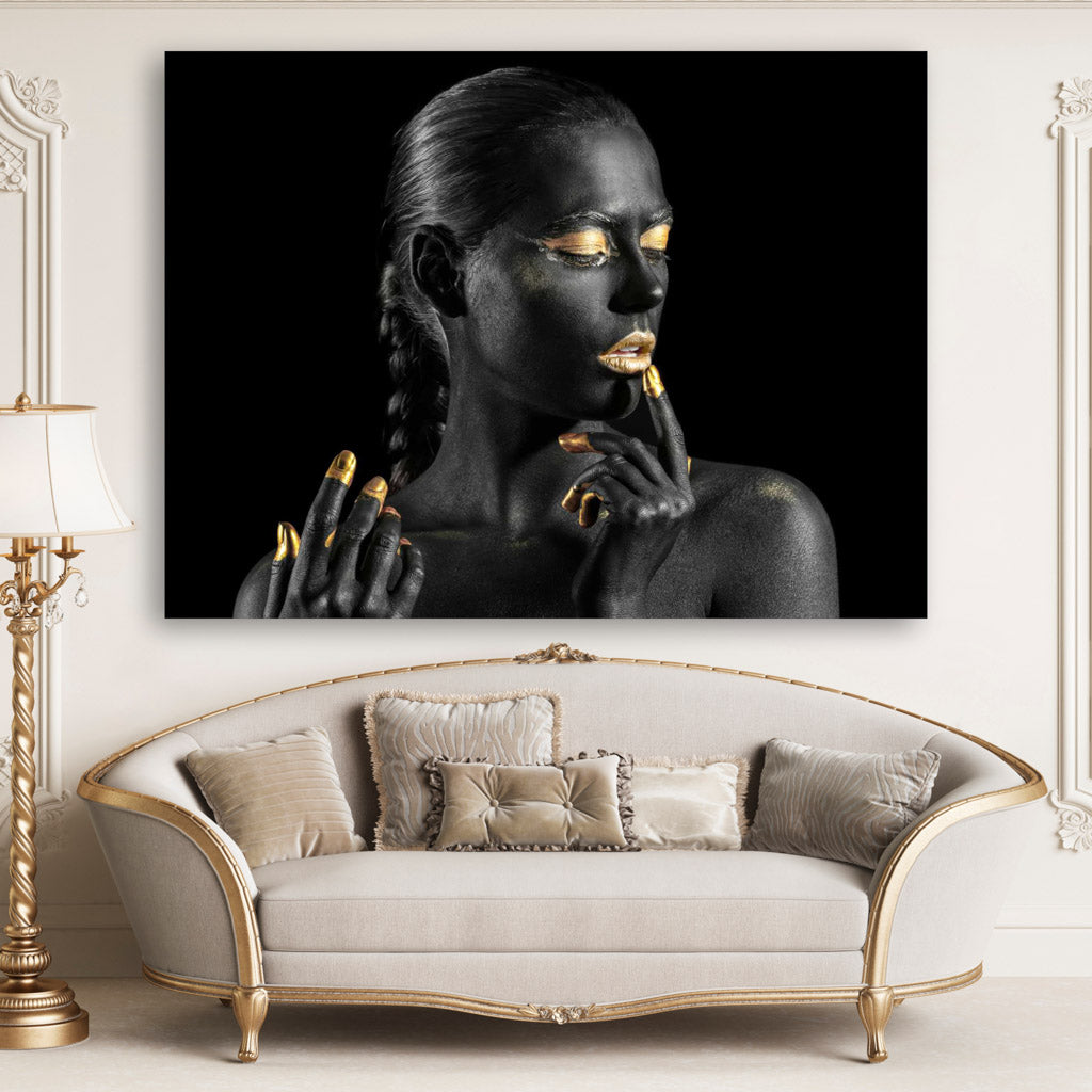 Tablou canvas - Gold Nimfa's Touch
