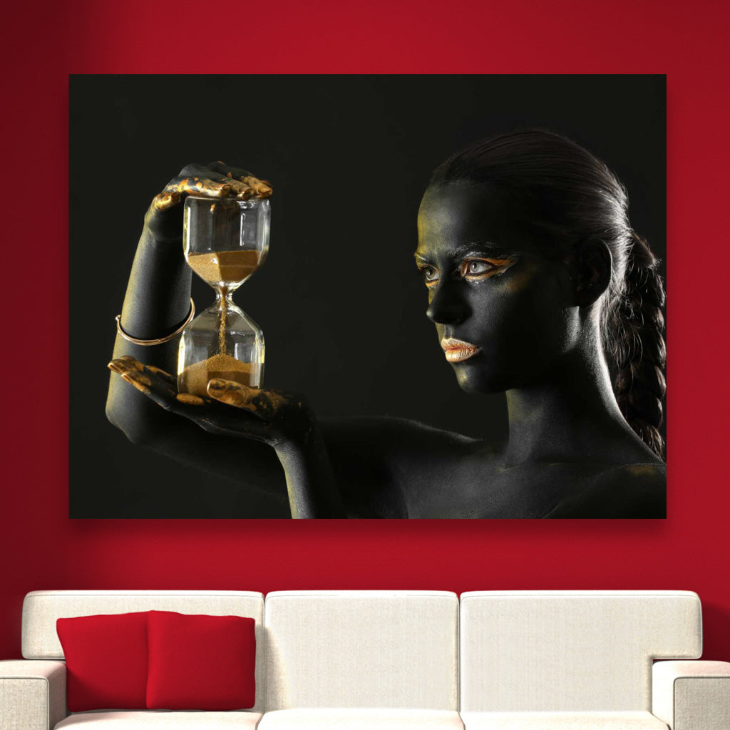 Tablou Canvas - Nimfa's Gold Hourglass
