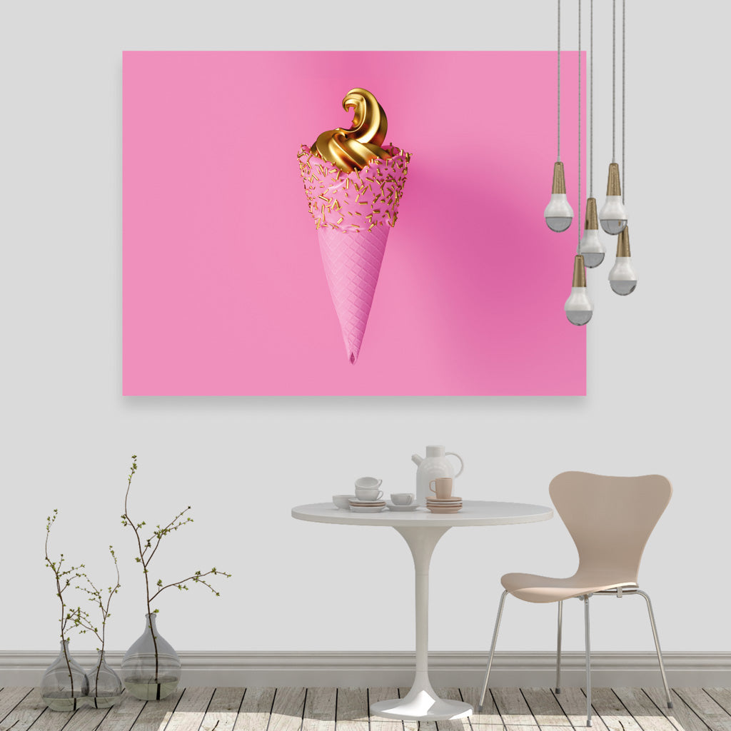 Tablou Canvas - Pink ice cream