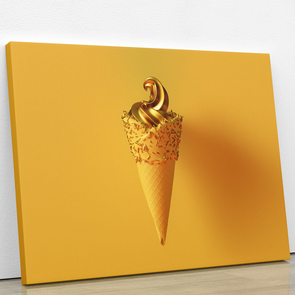 Tablou Canvas - Orange ice cream
