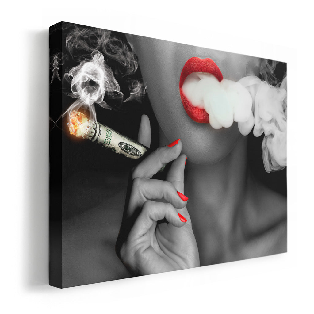 Tablou Canvas - Smoking