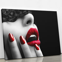 Thumbnail for Tablou Canvas - Red lips