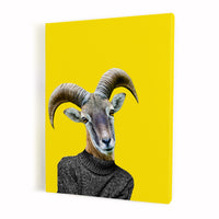 Thumbnail for Tablou Canvas - Hippie Billy Goat